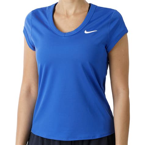 nike tennisshirt dames blauw|Dames Tennis Tops en T.